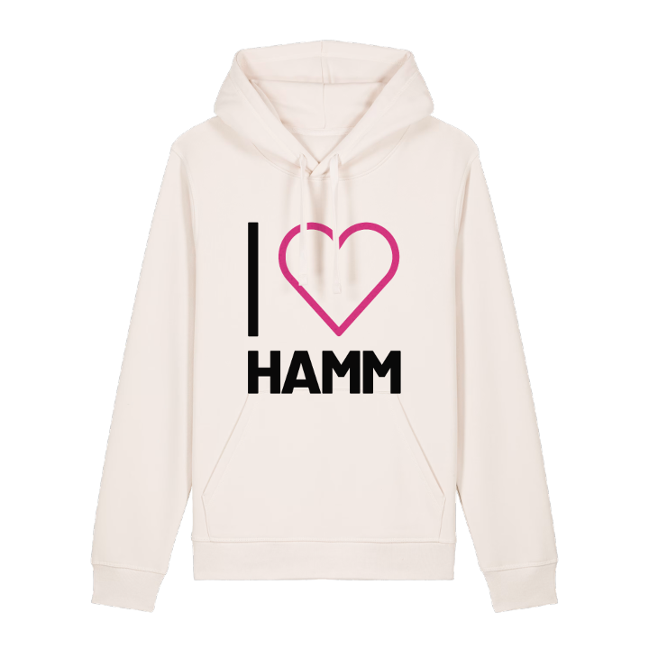 Jag älskar Hamm hoodie stort tryck – hoodie från PinShirt