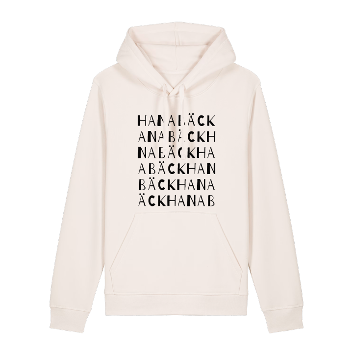 Hanabäck ordlek hoodie – hoodie från PinShirt