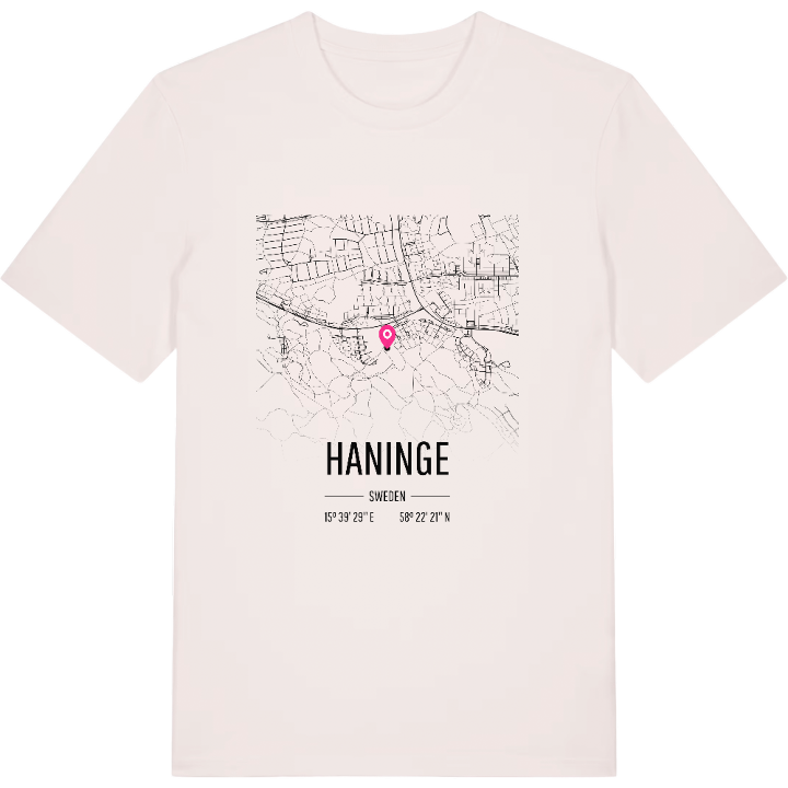 Haninge karta t-shirt – t-shirt från PinShirt