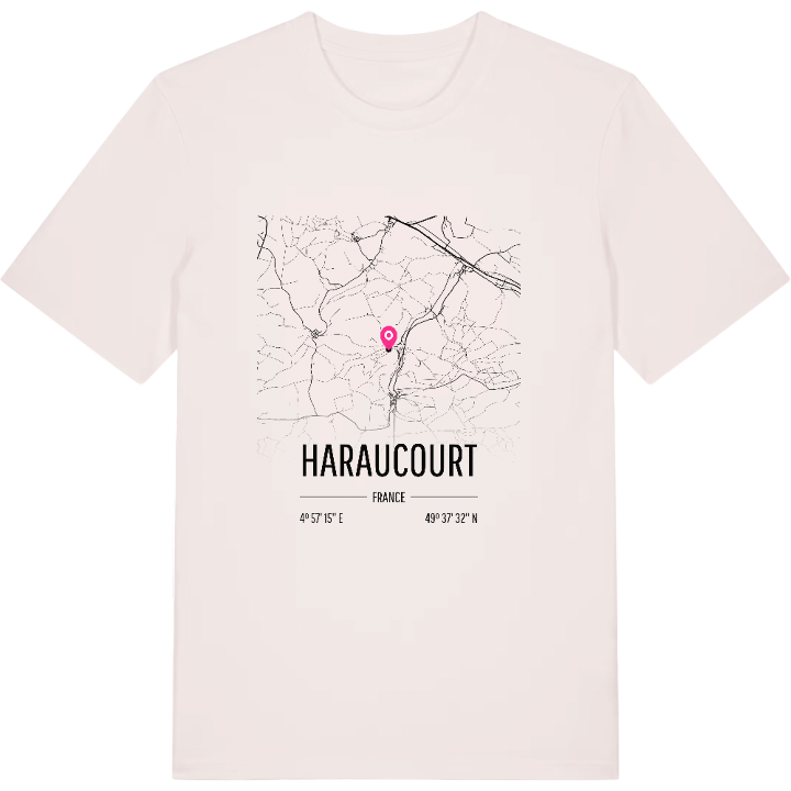 Haraucourt karta t-shirt – t-shirt från PinShirt