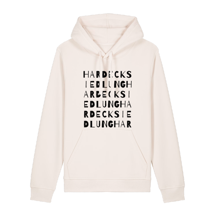 Hardecksiedlung ordlek hoodie – hoodie från PinShirt