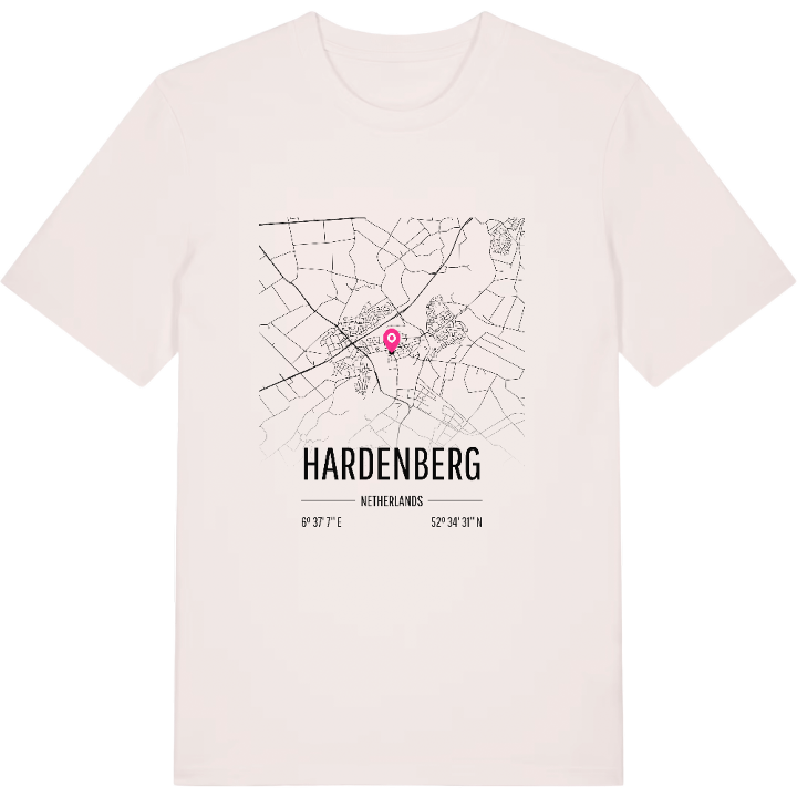 Hardenberg karta t-shirt – t-shirt från PinShirt