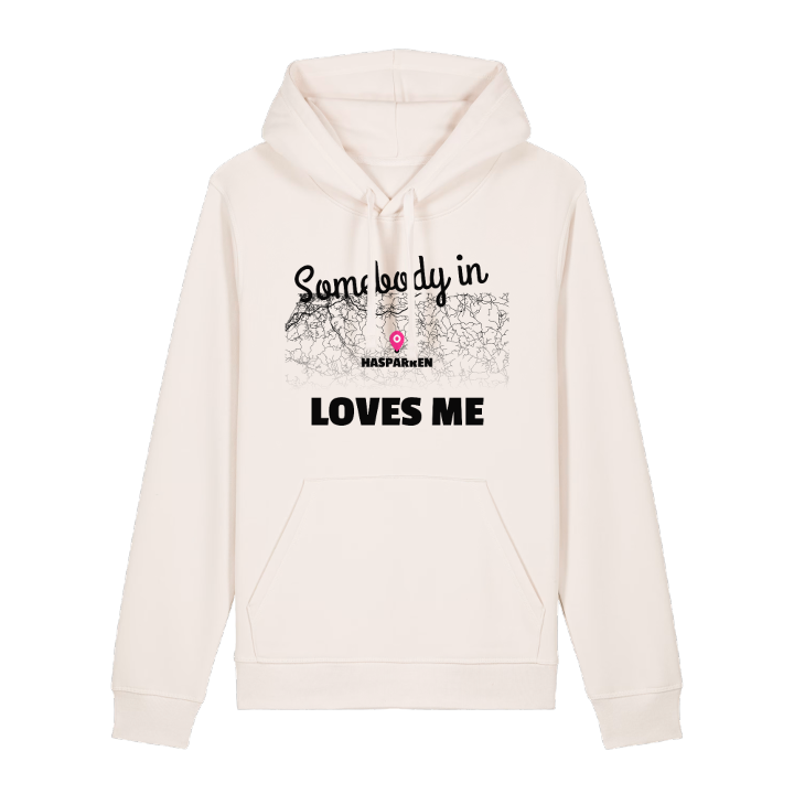 Någon i Hasparren älskar mig hoodie – hoodie från PinShirt