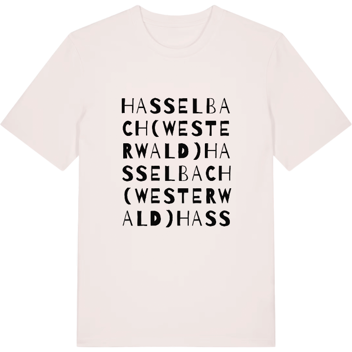 Hasselbach (Westerwald) ordlek t-shirt – t-shirt från PinShirt