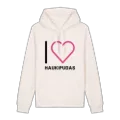 Jag älskar Haukipudas hoodie stort tryck