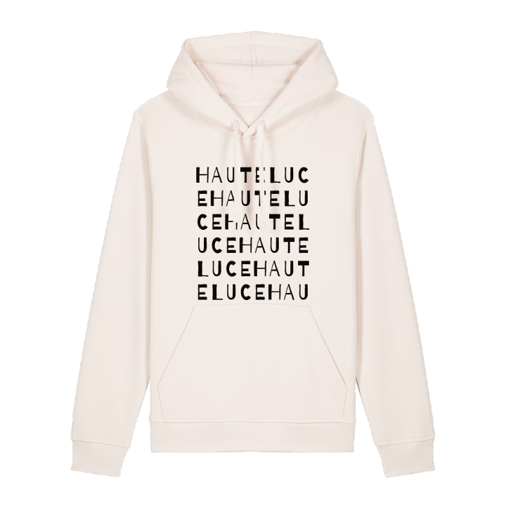 Hauteluce ordlek hoodie – hoodie från PinShirt
