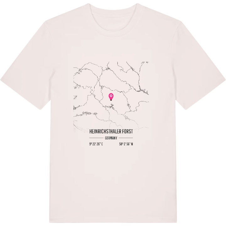 Heinrichsthaler Forst karta t-shirt – t-shirt från PinShirt