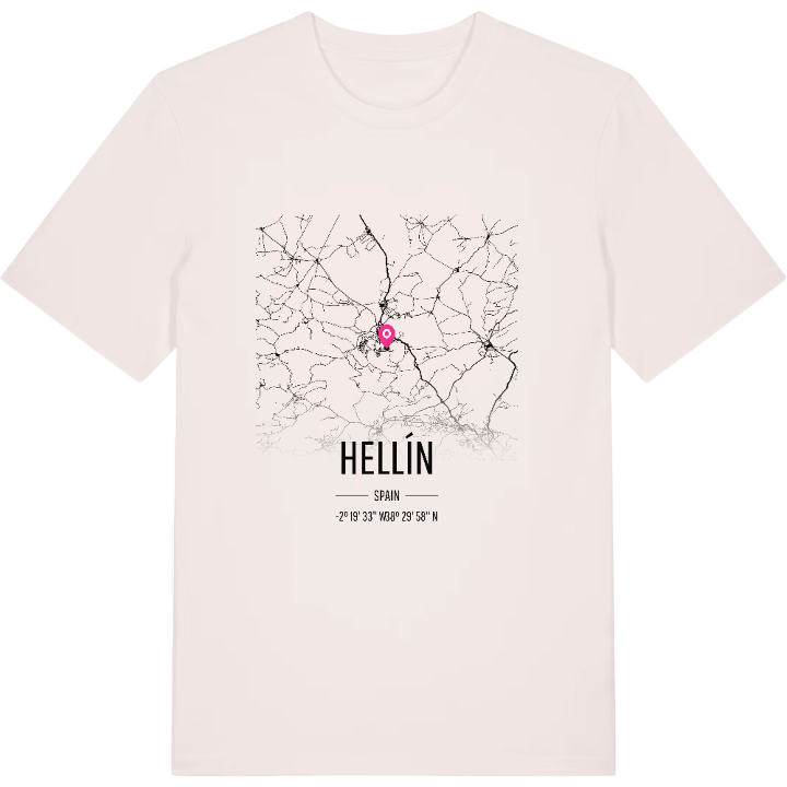 Hellín karta t-shirt – t-shirt från PinShirt