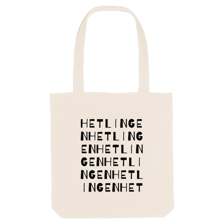 Hetlingen ordlek tygkasse – tygkasse från PinShirt