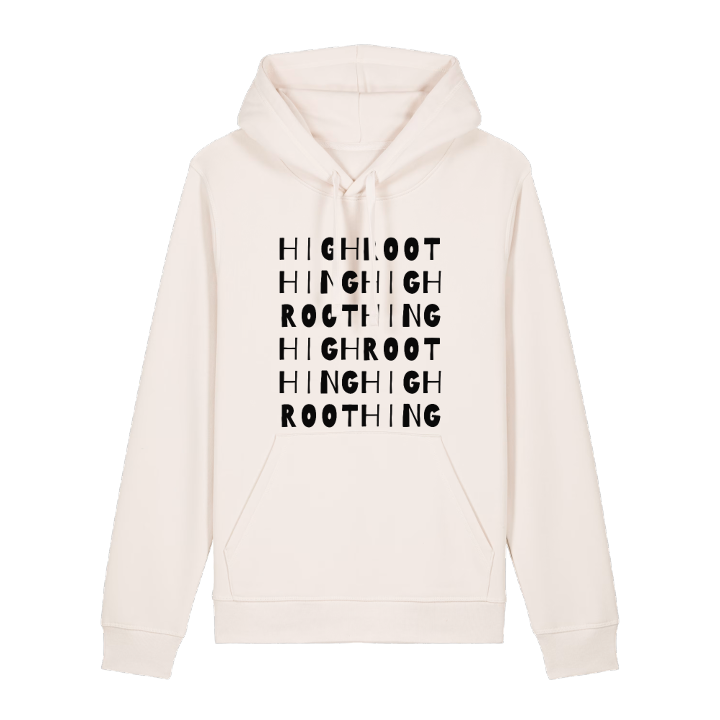 High Roothing ordlek hoodie – hoodie från PinShirt