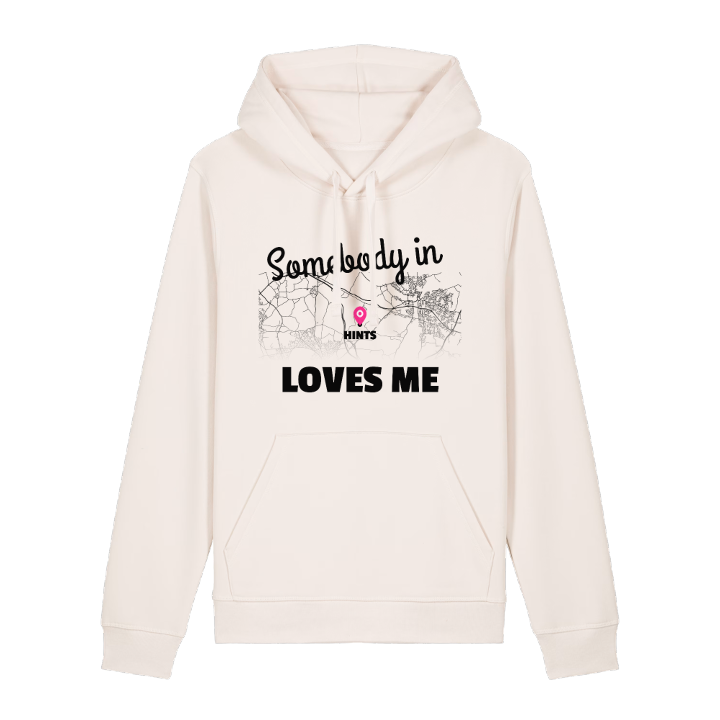 Någon i Hints älskar mig hoodie – hoodie från PinShirt