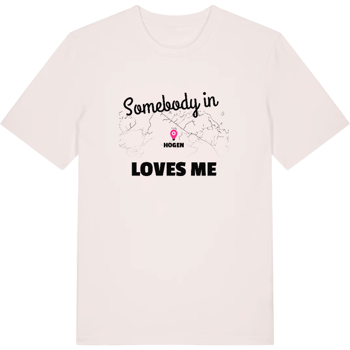 Någon i Hogen älskar mig t-shirt – t-shirt från PinShirt