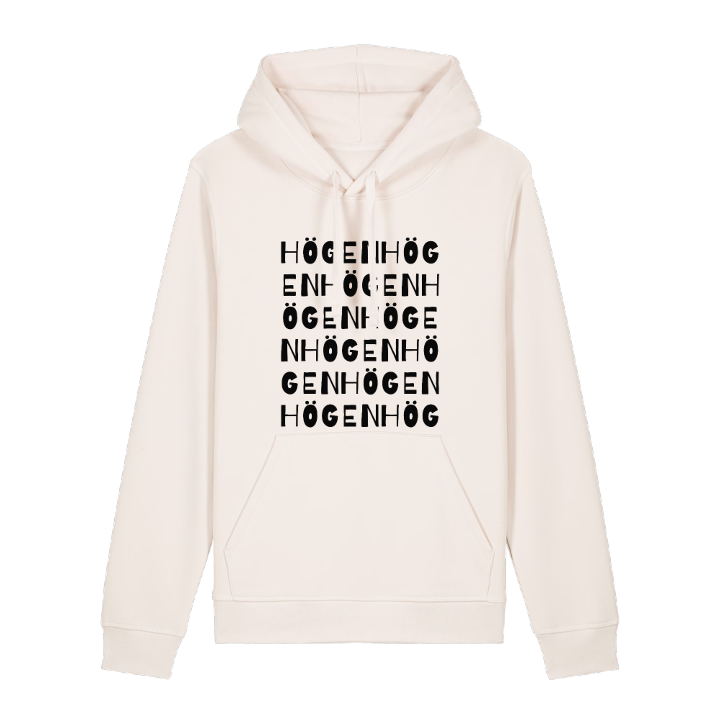 Högen ordlek hoodie – hoodie från PinShirt