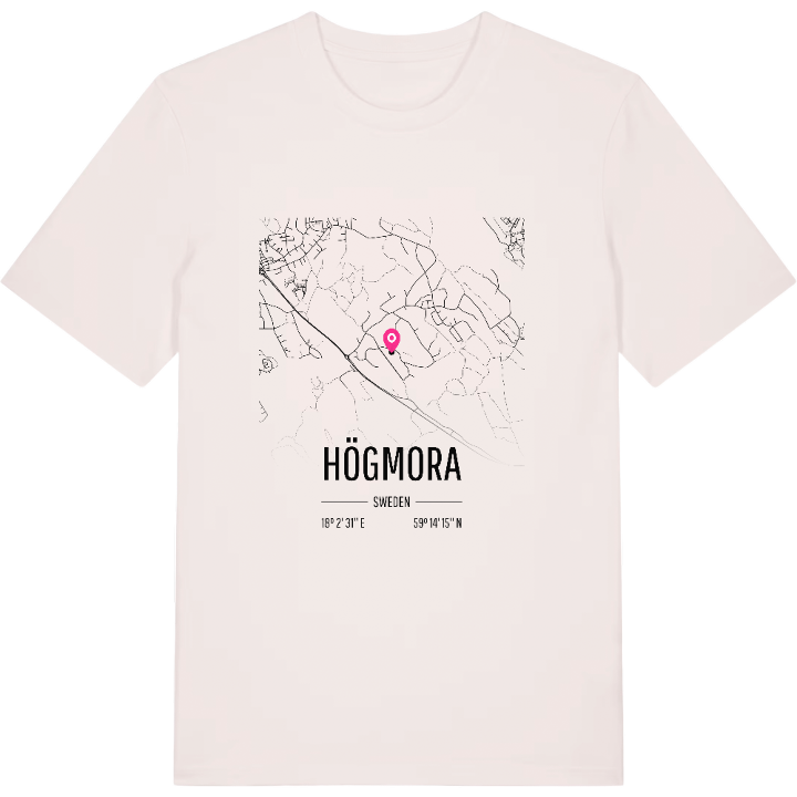 Högmora karta t-shirt – t-shirt från PinShirt