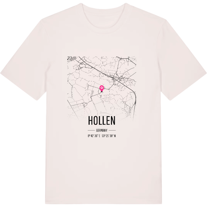 Hollen karta t-shirt – t-shirt från PinShirt