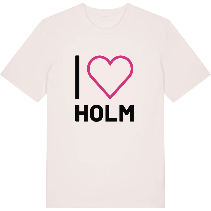 Jag älskar Holm t-shirt stort tryck – t-shirt från PinShirt