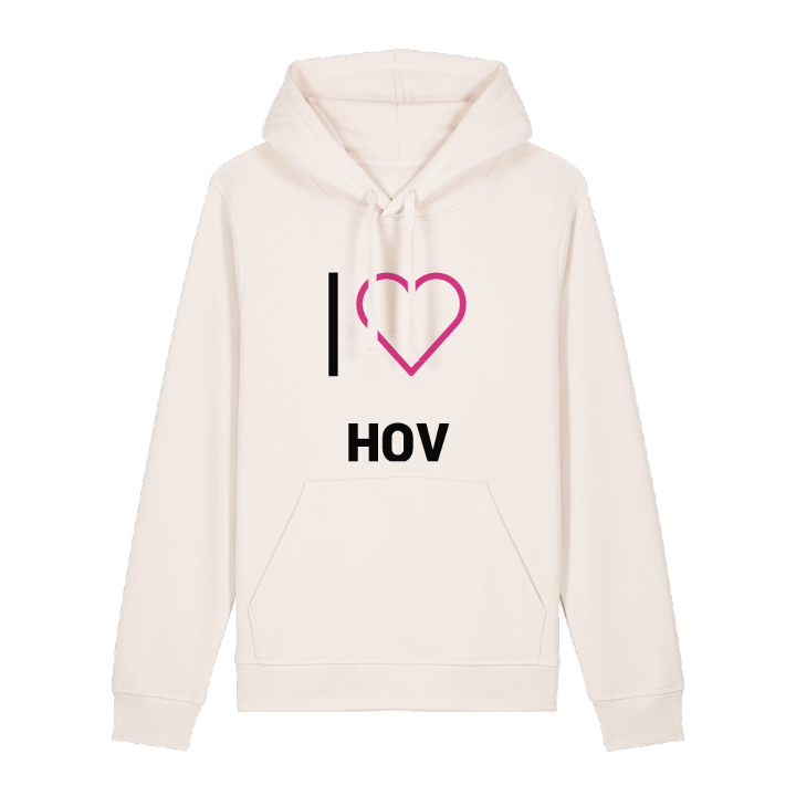 Jag älskar Hov hoodie stort tryck – hoodie från PinShirt