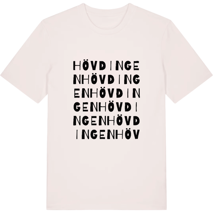 Hövdingen ordlek t-shirt – t-shirt från PinShirt