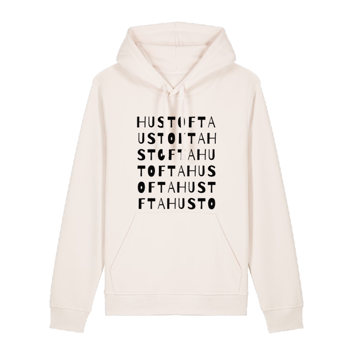 Hustofta ordlek hoodie – hoodie från PinShirt