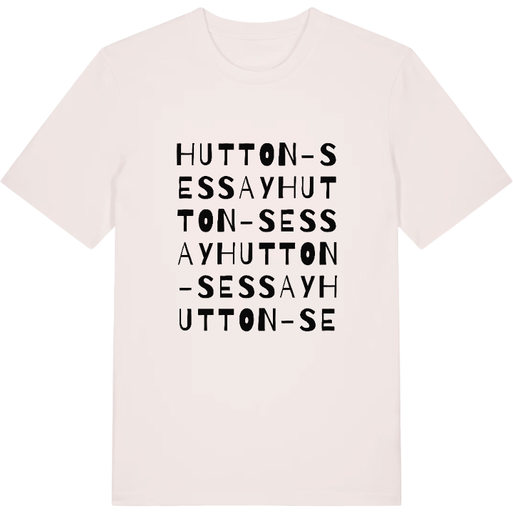 Hutton-Sessay ordlek t-shirt – t-shirt från PinShirt