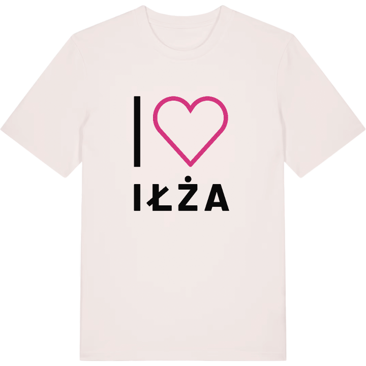 Jag älskar Iłża t-shirt stort tryck – t-shirt från PinShirt