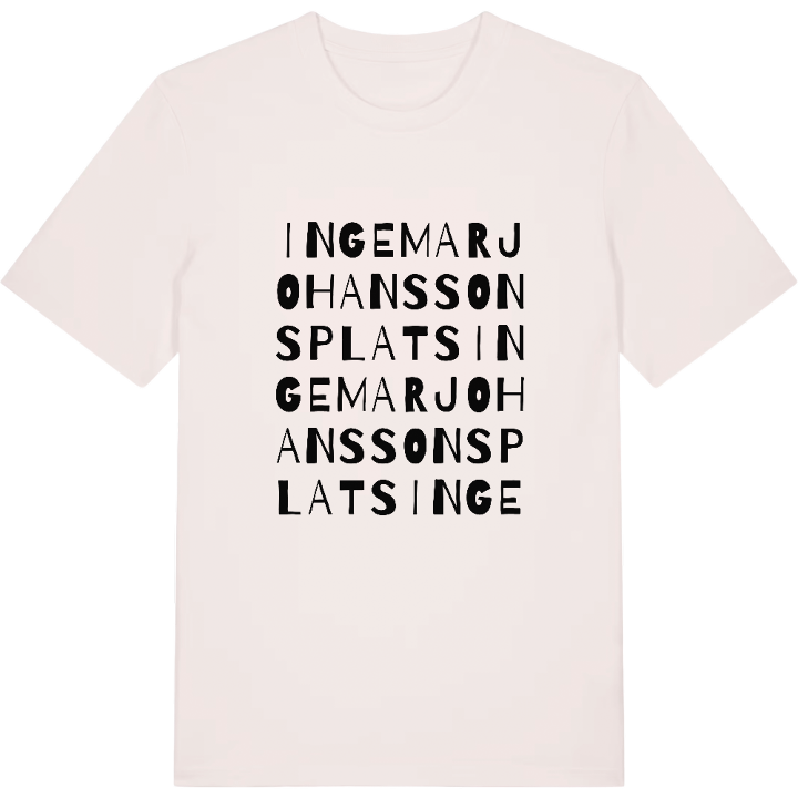 Ingemar Johanssons Plats ordlek t-shirt – t-shirt från PinShirt