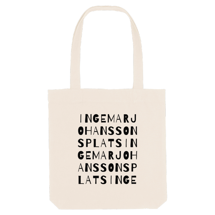 Ingemar Johanssons Plats ordlek tygkasse – tygkasse från PinShirt