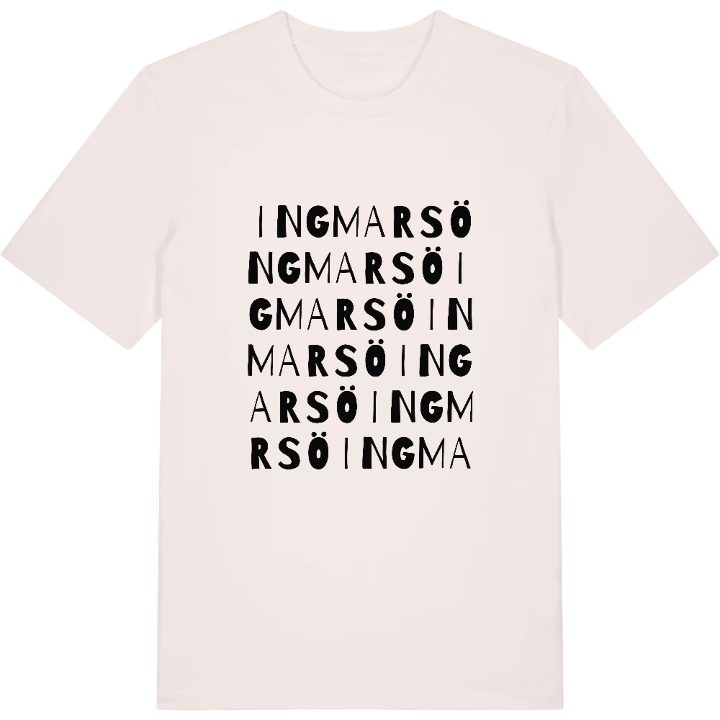 Ingmarsö ordlek t-shirt – t-shirt från PinShirt
