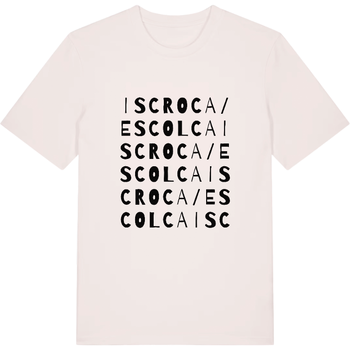 Iscroca/Escolca ordlek t-shirt – t-shirt från PinShirt