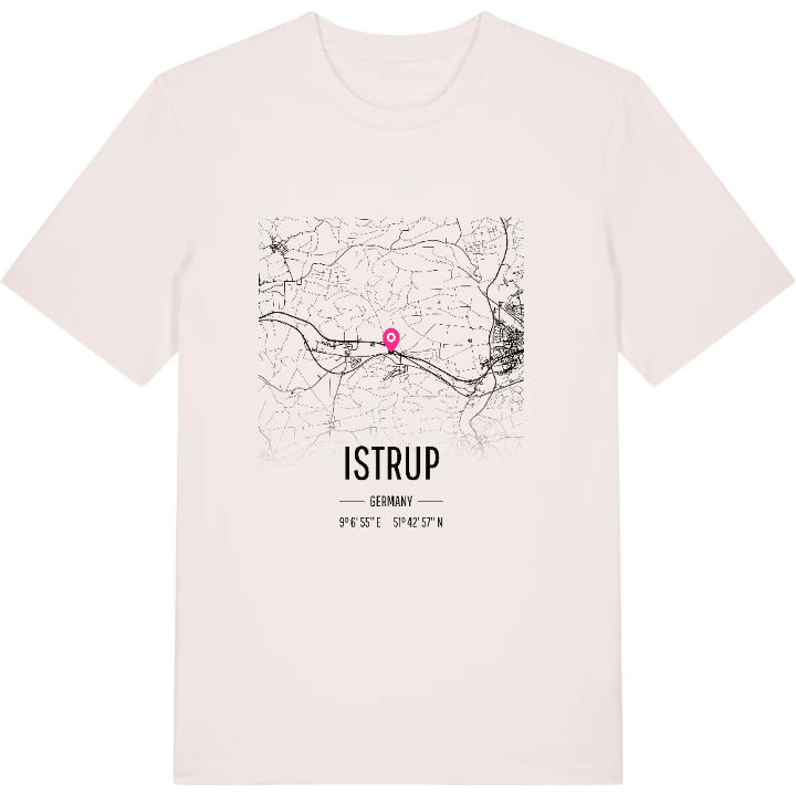 Istrup karta t-shirt – t-shirt från PinShirt