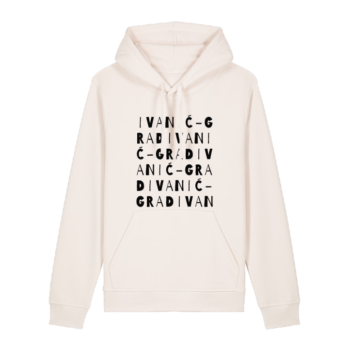 Ivanić-Grad ordlek hoodie – hoodie från PinShirt