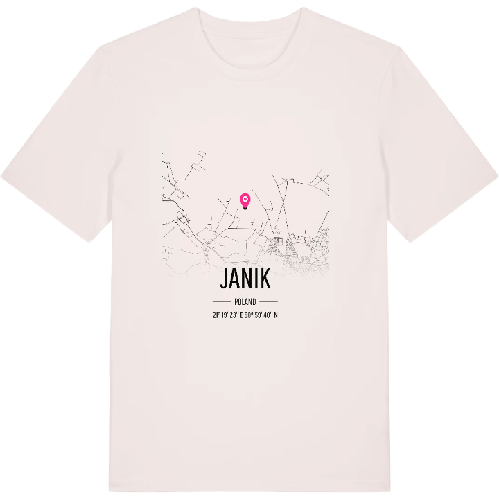 Janik karta t-shirt – t-shirt från PinShirt