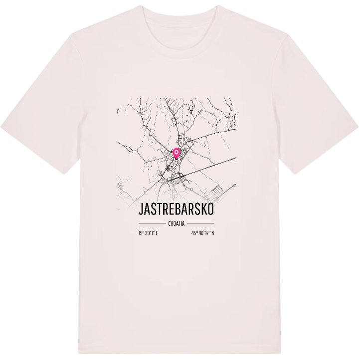Jastrebarsko karta t-shirt – t-shirt från PinShirt