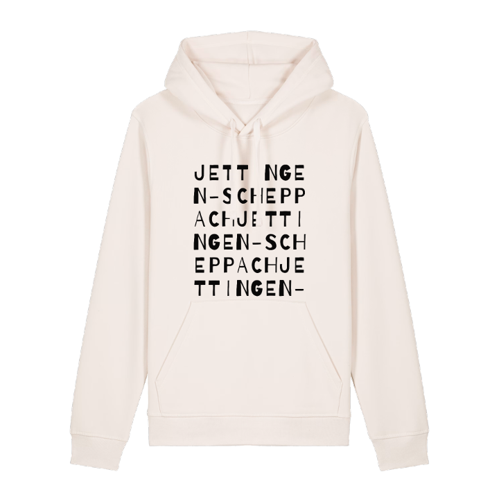 Jettingen-Scheppach ordlek hoodie – hoodie från PinShirt