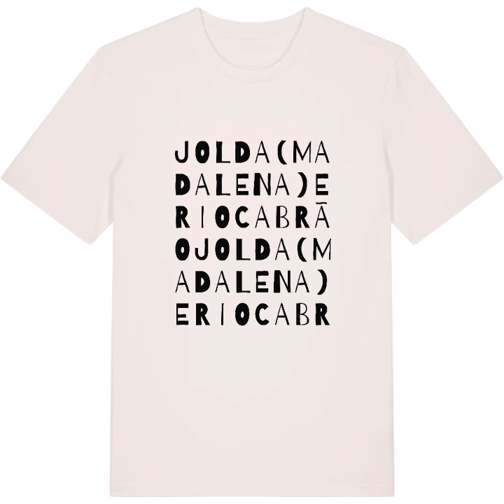 Jolda (Madalena) e Rio Cabrão ordlek t-shirt – t-shirt från PinShirt