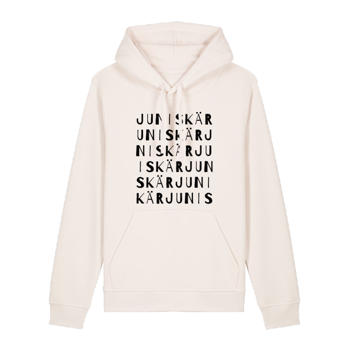 Juniskär ordlek hoodie – hoodie från PinShirt
