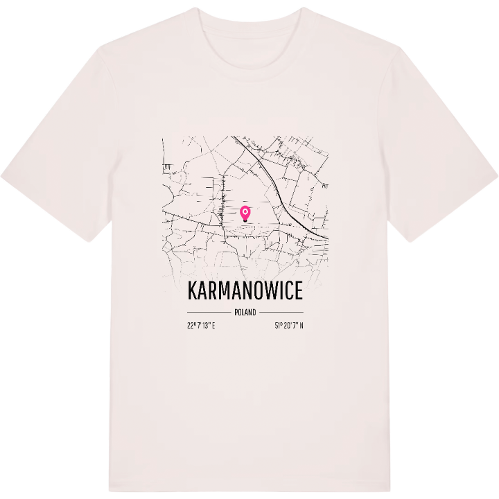 Karmanowice karta t-shirt – t-shirt från PinShirt