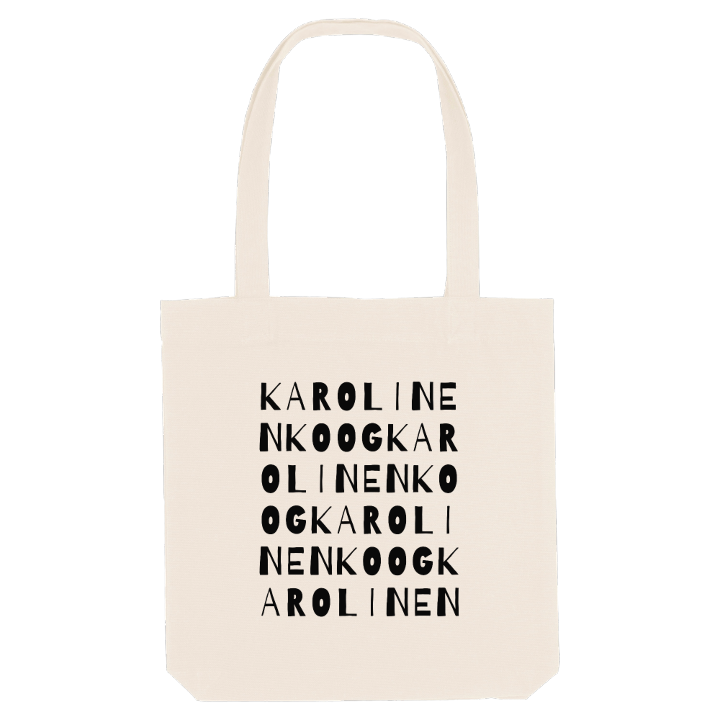 Karolinenkoog ordlek tygkasse – tygkasse från PinShirt
