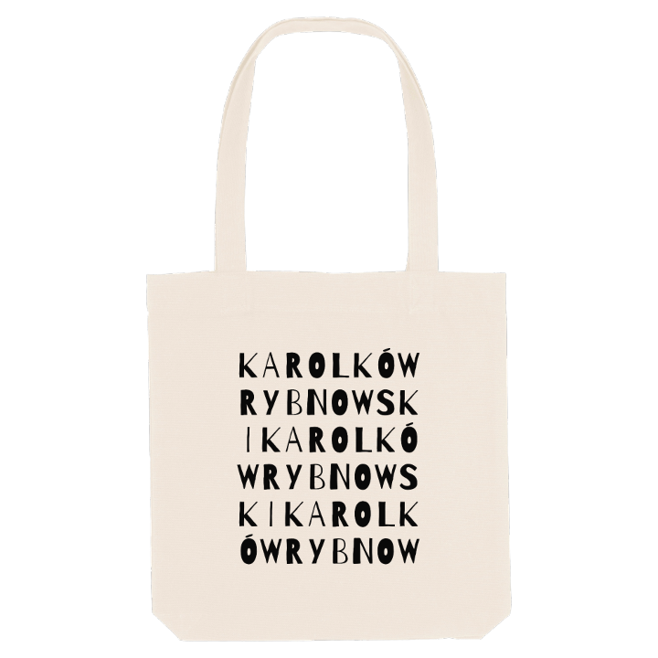 Karolków Rybnowski ordlek tygkasse – tygkasse från PinShirt