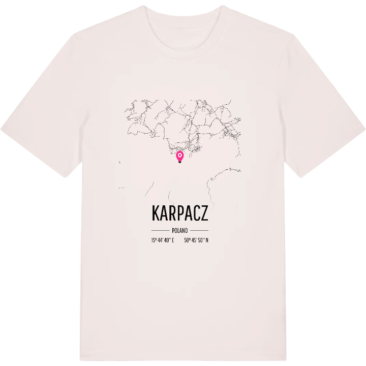 Karpacz karta t-shirt – t-shirt från PinShirt