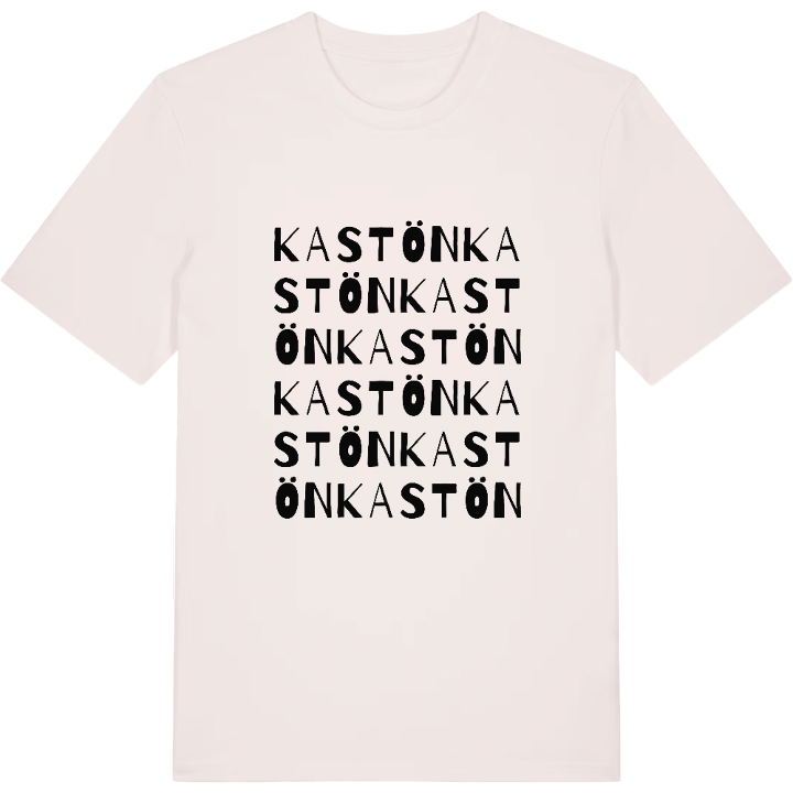 Kastön ordlek t-shirt – t-shirt från PinShirt