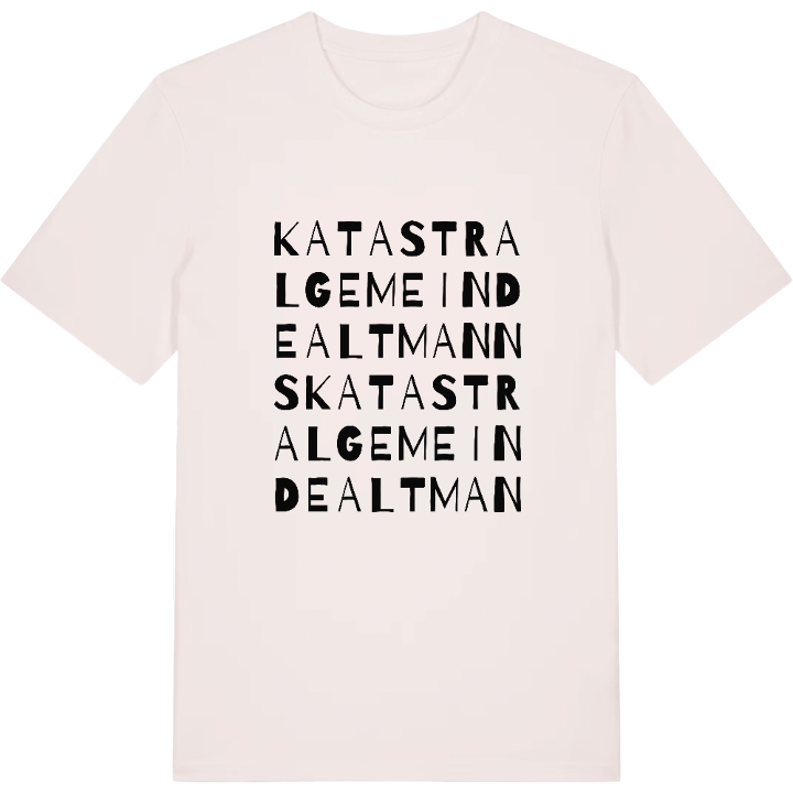 Katastralgemeinde Altmanns ordlek t-shirt – t-shirt från PinShirt