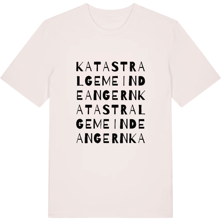 Katastralgemeinde Angern ordlek t-shirt – t-shirt från PinShirt