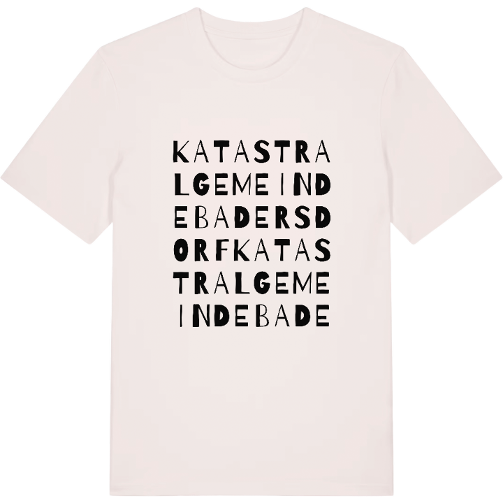 Katastralgemeinde Badersdorf ordlek t-shirt – t-shirt från PinShirt