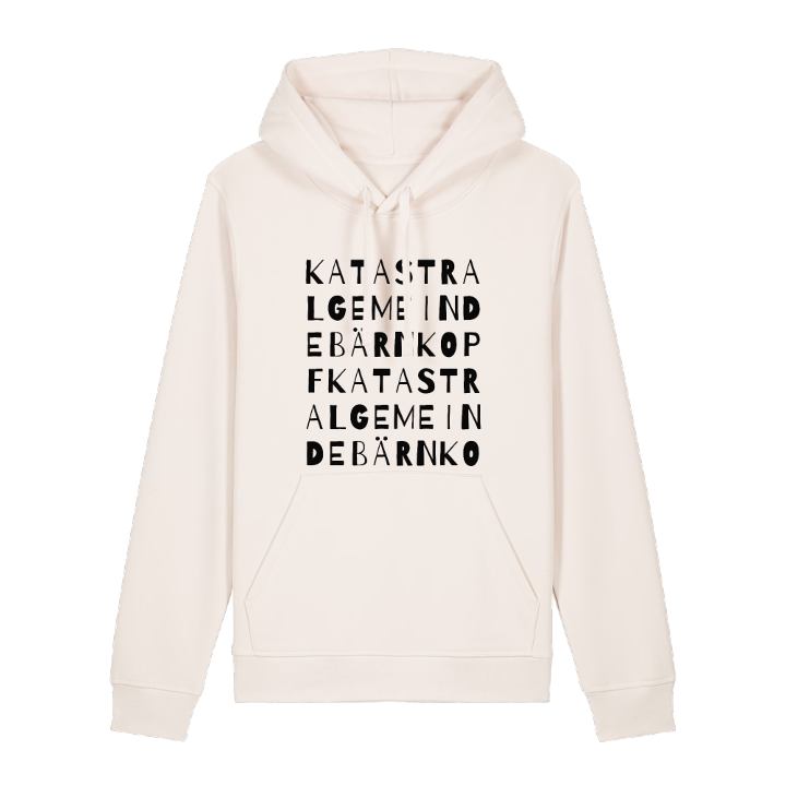 Katastralgemeinde Bärnkopf ordlek hoodie – hoodie från PinShirt