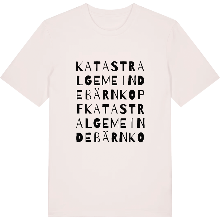 Katastralgemeinde Bärnkopf ordlek t-shirt – t-shirt från PinShirt