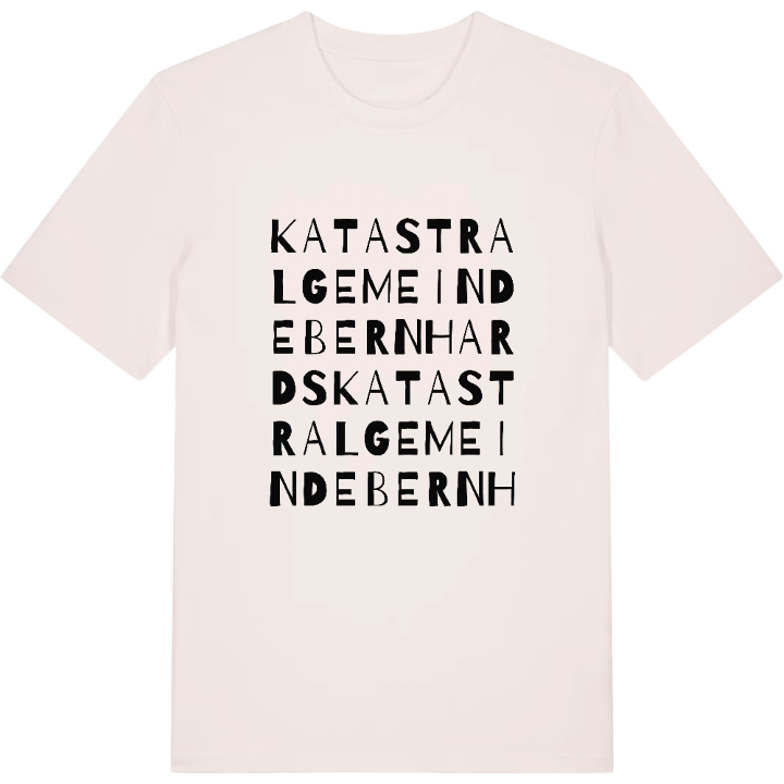 Katastralgemeinde Bernhards ordlek t-shirt – t-shirt från PinShirt