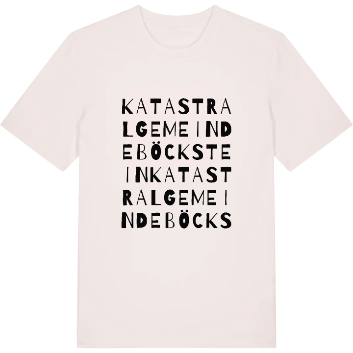 Katastralgemeinde Böckstein ordlek t-shirt – t-shirt från PinShirt