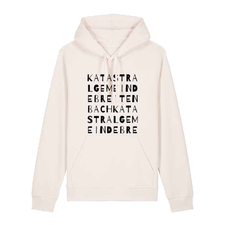 Katastralgemeinde Breitenbach ordlek hoodie – hoodie från PinShirt
