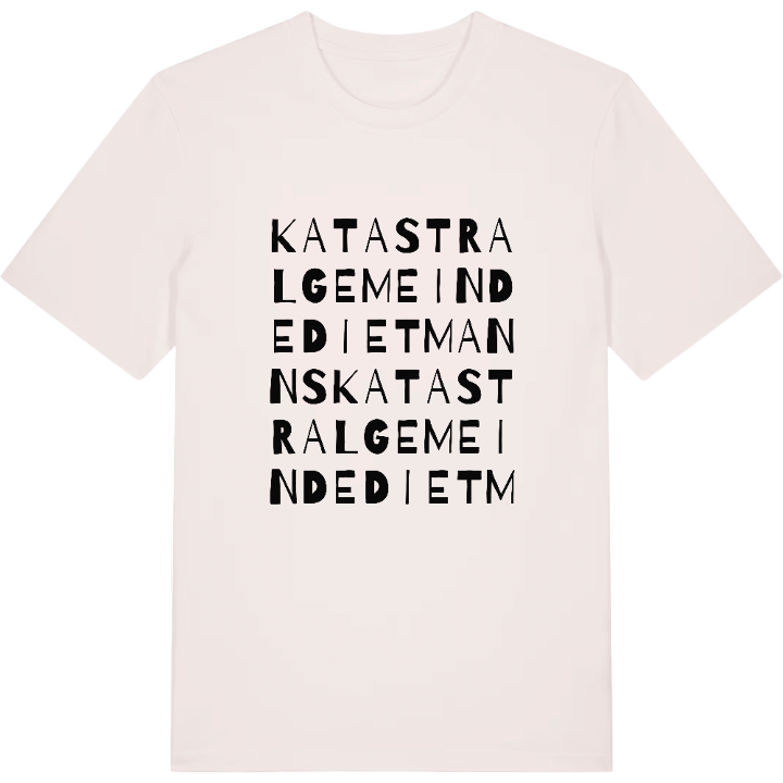 Katastralgemeinde Dietmanns ordlek t-shirt – t-shirt från PinShirt